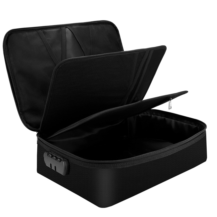 Feuerfeste und wasserdichte Dokumentenaufbewahrungstasche, Handtasche mit Passwortschloss – Bild 7