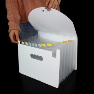 A4-Akkordeon-Datei-Organizer, erweiterbare Dateiordner für Speicherung und Organisation