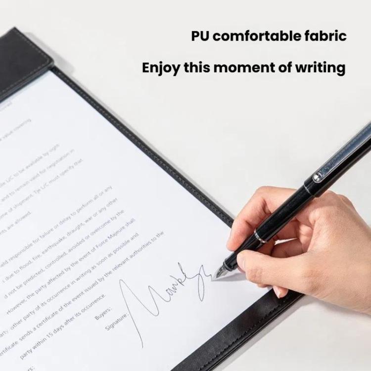 Deli 64506 A4 PU Magnetic Clipboard Writing Board File Folder for Office, Hotel, Meetings, Signing Documents – Bild 5