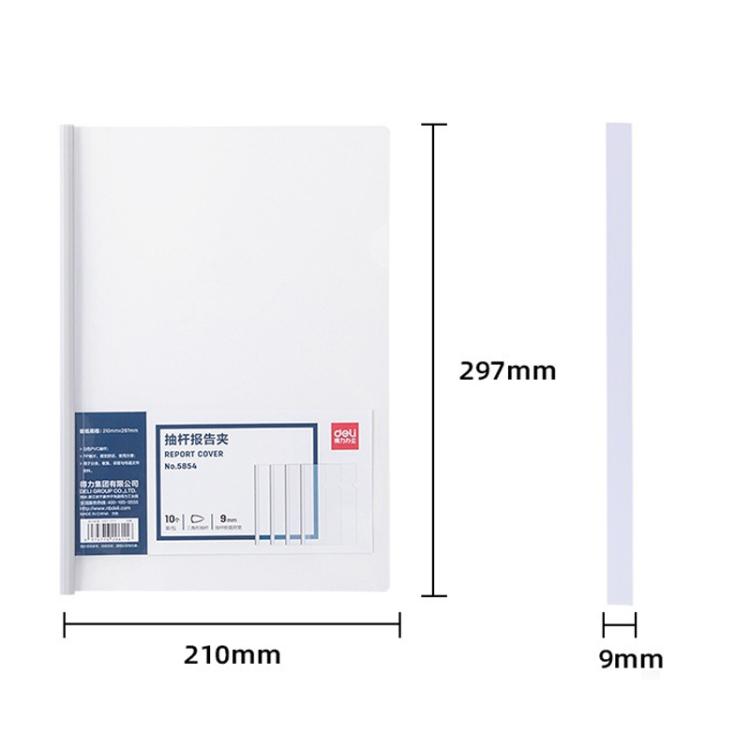 Deli 10pcs /Pack 5854 A4 Lever Arch File Binder With 9mm Spine Width - Holds Up To 80 Sheets – Bild 8