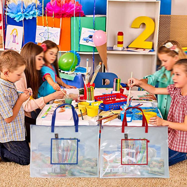 PVC File Storage Painting Bag Beach Bag – Bild 2