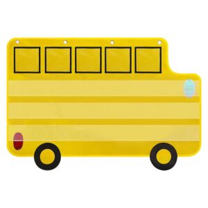 School Classroom Decorative Bus Phonics Hanging Bag