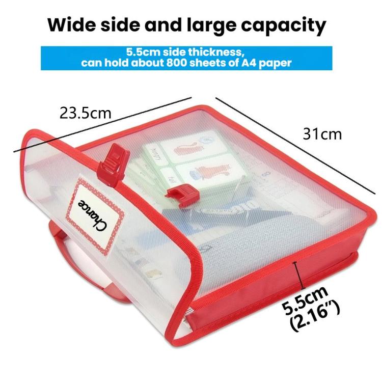 Children Book Bag Transparent Document Bag – Bild 3