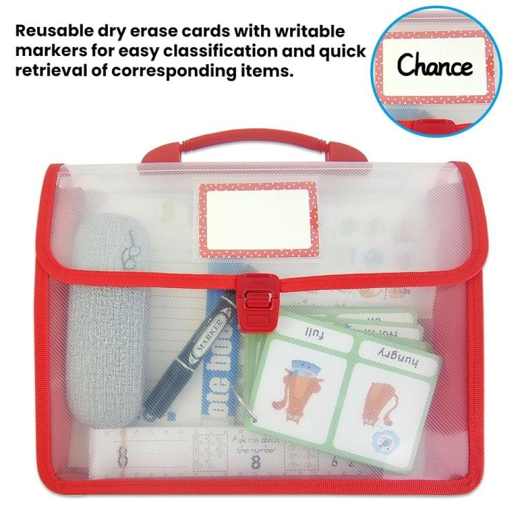 Children Book Bag Transparent Document Bag – Bild 4