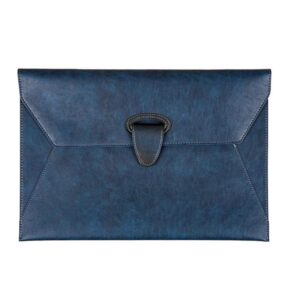 Leather A4 Document Holder Waterproof Business File Organizer, Fits 100 Sheets