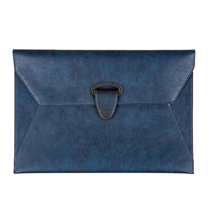 Leather A4 Document Holder Waterproof Business File Organizer, Fits 100 Sheets