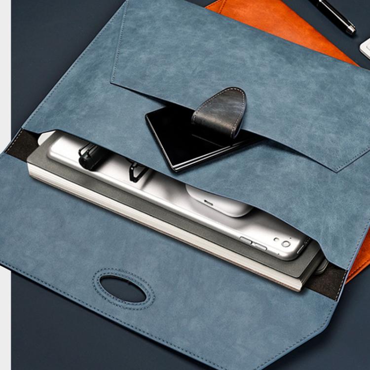 Leather A4 Document Holder Waterproof Business File Organizer, Fits 100 Sheets – Bild 4