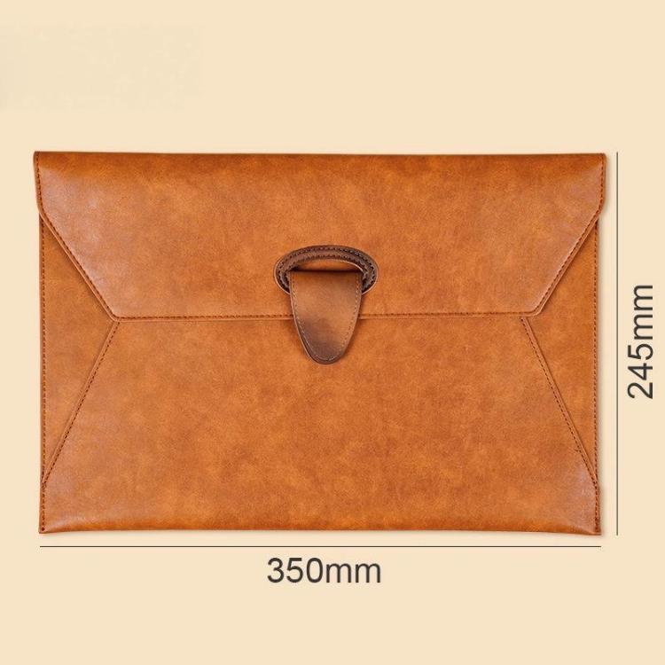 Leather A4 Document Holder Waterproof Business File Organizer, Fits 100 Sheets – Bild 8