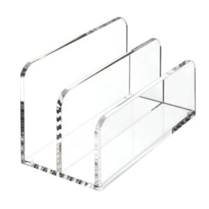 Acrylic Desk Organizer Box File Rack