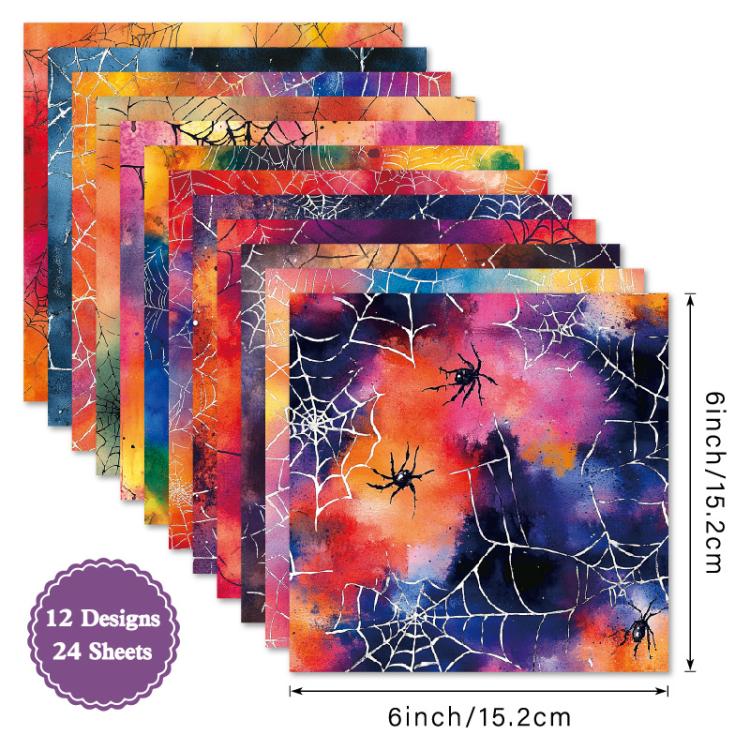 R2547 6 Zoll 24 Blatt DIY Fotoalbum Journal Scrapbook Papier Einseitig gemustertes Hintergrundpapier – Bild 5