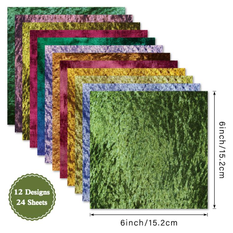 R2424A 6 Zoll 24 Blatt DIY Fotoalbum Journal Scrapbook Papier einseitig gemustertes Hintergrundpapier – Bild 5