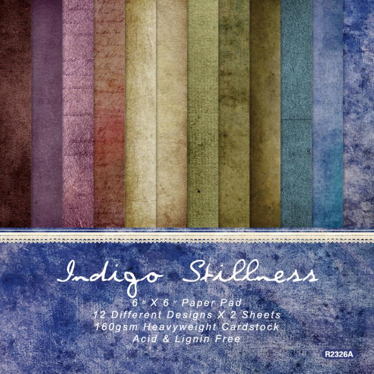 R2326A 6 Zoll 24 Blatt DIY Fotoalbum Journal Scrapbook Papier einseitig gemustertes Hintergrundpapier