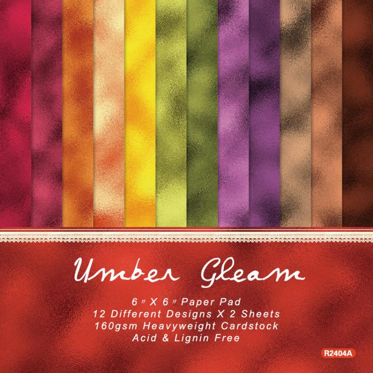 R2404A 6 Zoll 24 Blatt DIY Fotoalbum Journal Scrapbook Papier einseitig gemustertes Hintergrundpapier